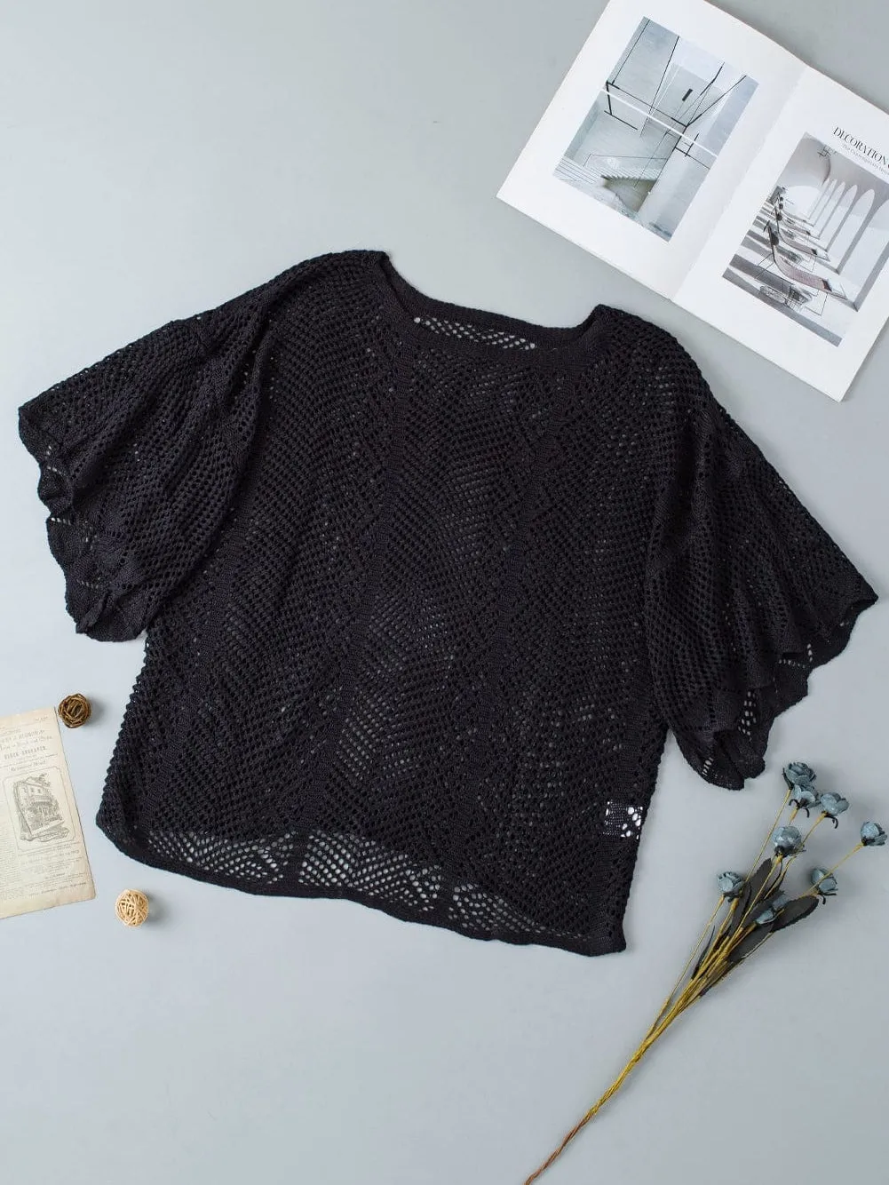 Black Knit Pullover
