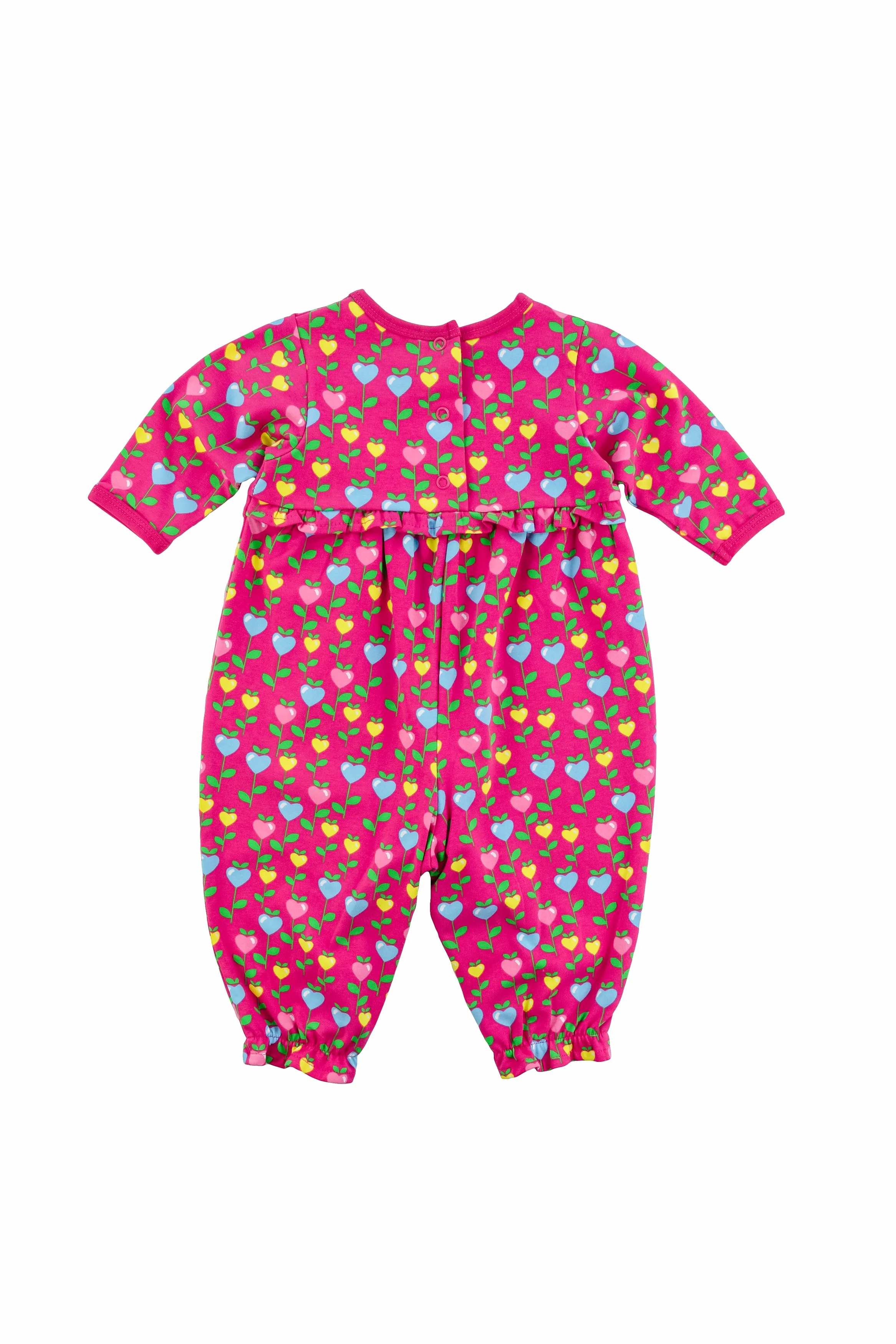 Candy Hearts Flower Print Knit Longall