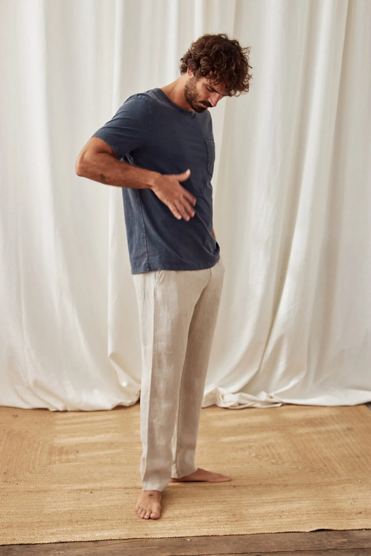 Kotomo Trousers Natural Beige