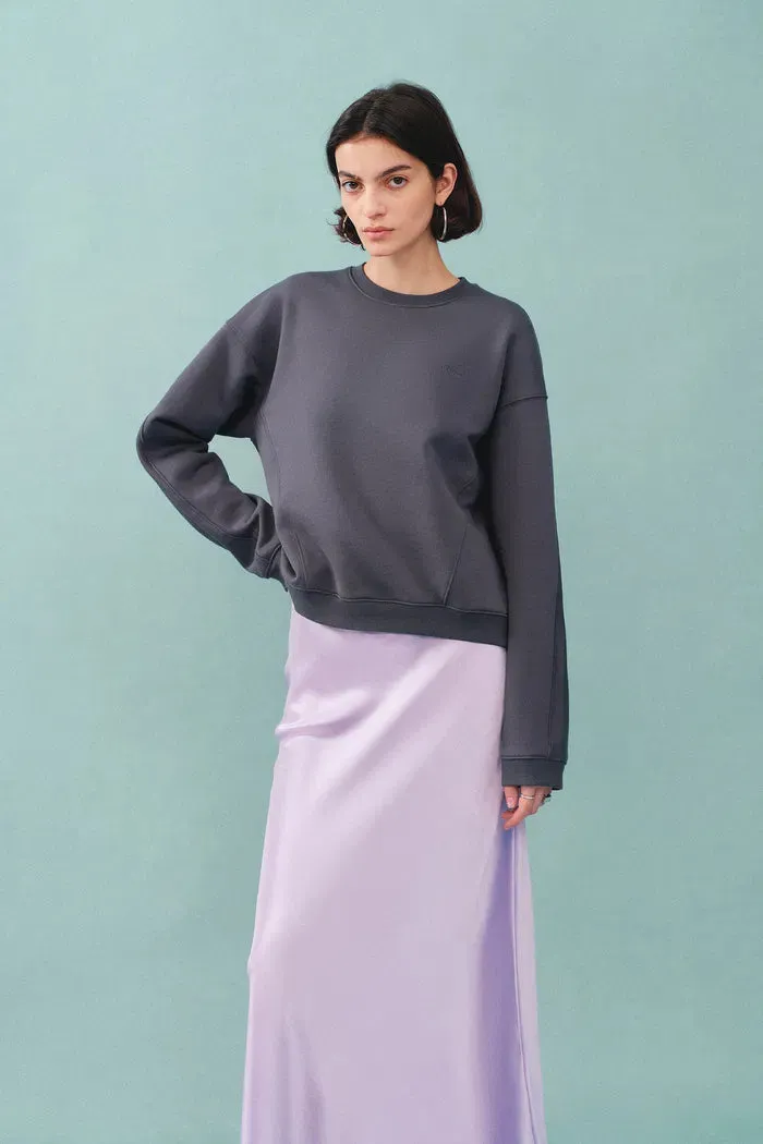 Lotus Crewneck Sweatshirt in Cotton
