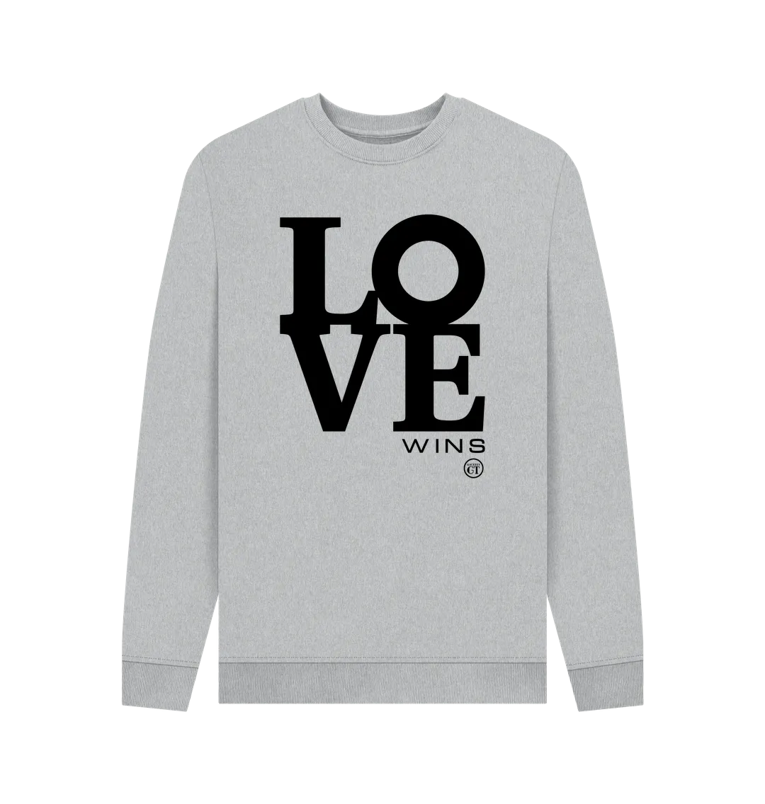 Loved Up , Remill  sweat.  50% recycled organic cotton. Free UK post