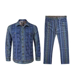 Men's Track Suit Set Navy CJ004