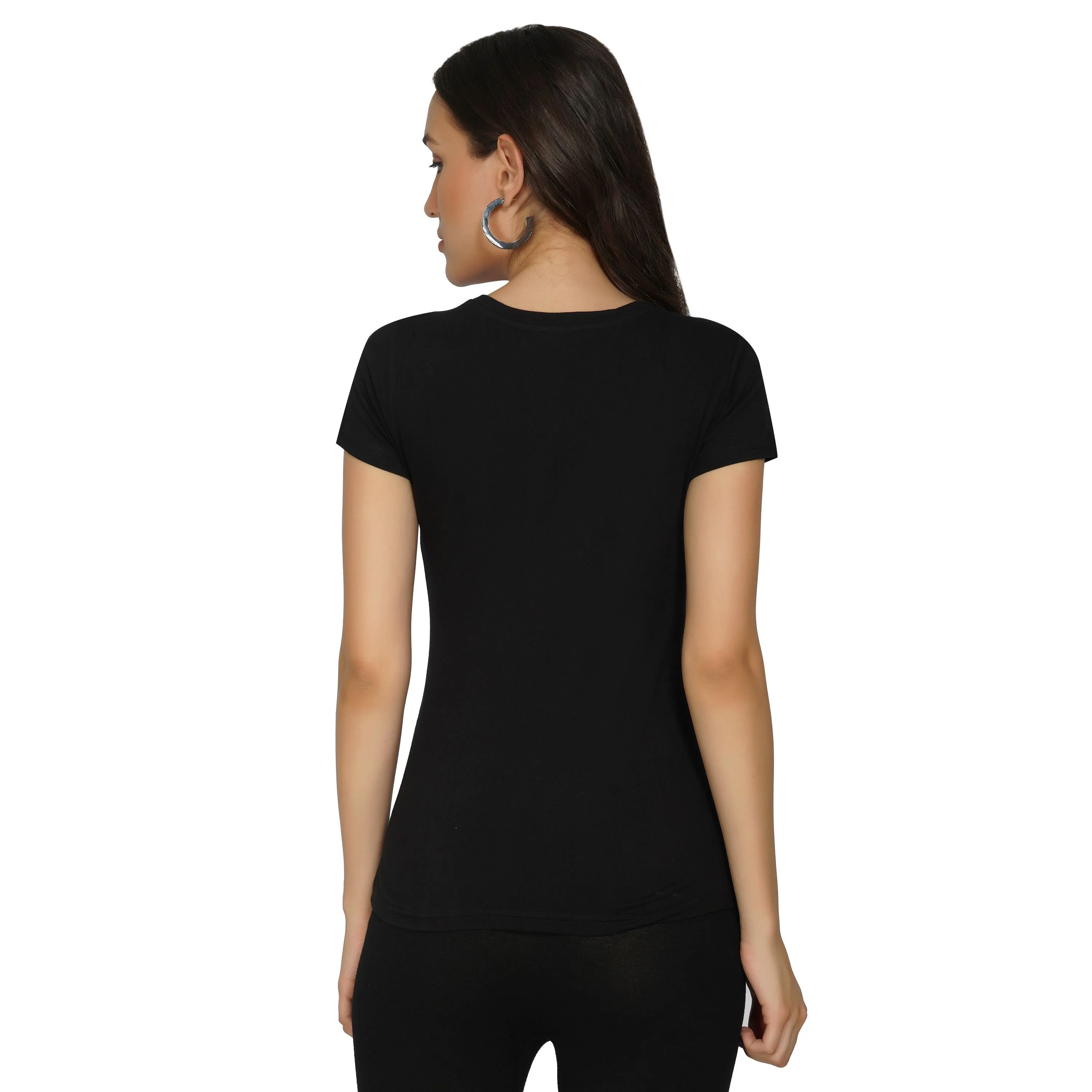 SLAY. Women's Limited Edition Gold Foil Print Matte Finish T-shirt