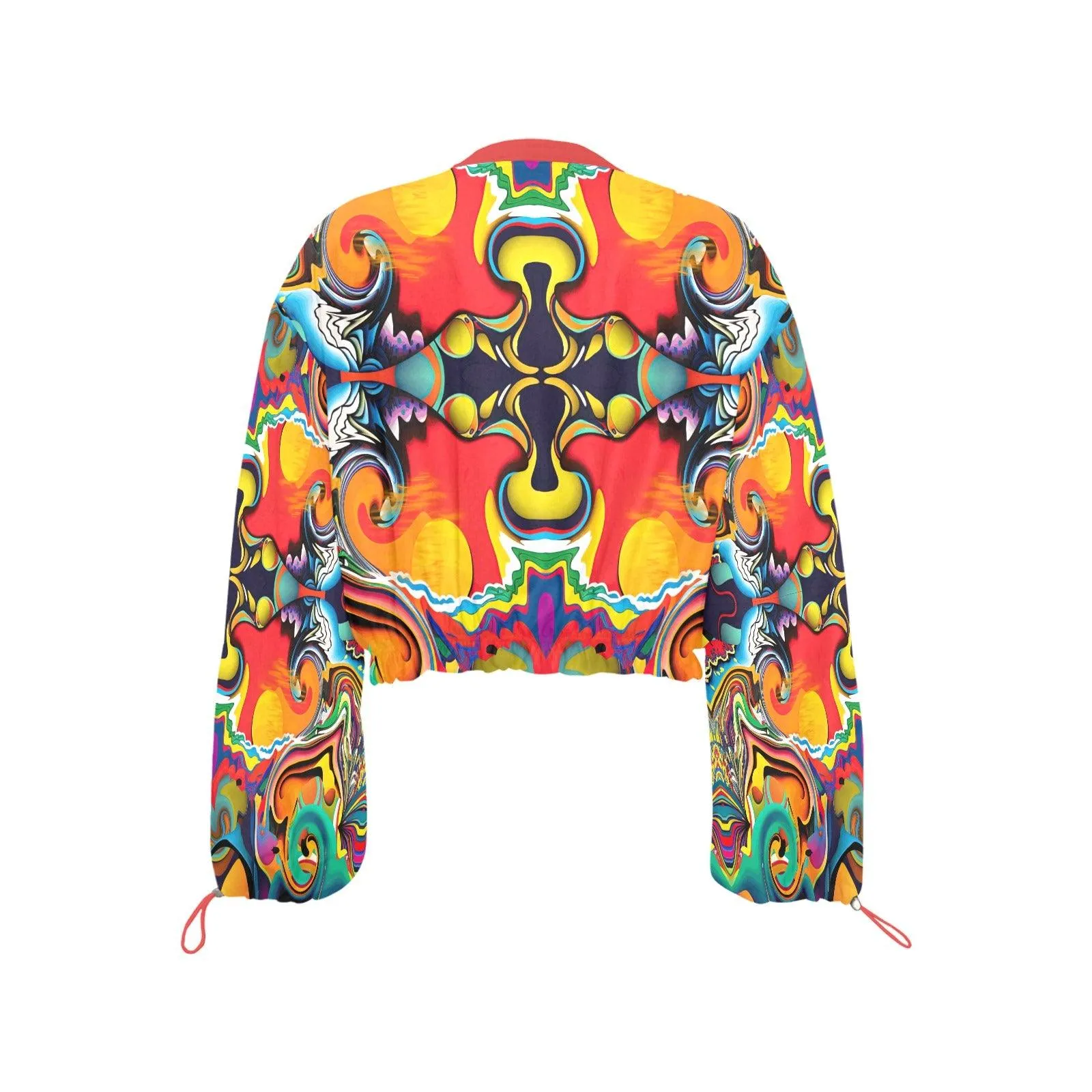 SOL Vibes Chiffon Cropped Jacket