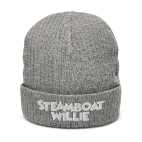 Steamboat Willie Ribbed Knit Beanie