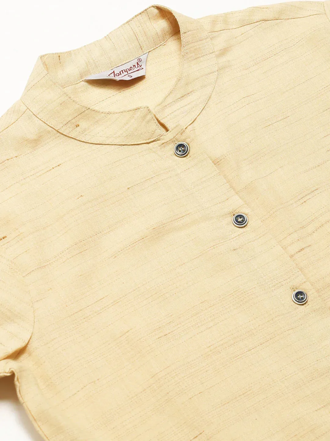 Women Beige Solid Kurta With Trousers & Dupatta