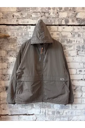 Zip Up Wind Parka - Beige